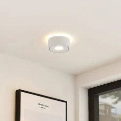 Arcchio LED-taklampe Rotari, hvit, opp og ned, aluminium Hot