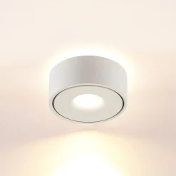 Arcchio LED-taklampe Rotari, hvit, opp og ned, aluminium Hot