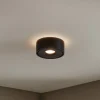 Arcchio LED-taklampe Rotari, Ø 12 cm, opp & ned, svart Clearance