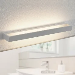 Arcchio LED-vegglampe Jora, 60 cm, hvit, svingbar, IP44| Led-Innendørs|Vegglamper