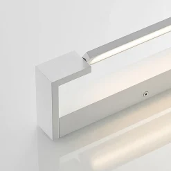 Arcchio LED-vegglampe Jora, 60 cm, hvit, svingbar, IP44| Led-Innendørs|Vegglamper