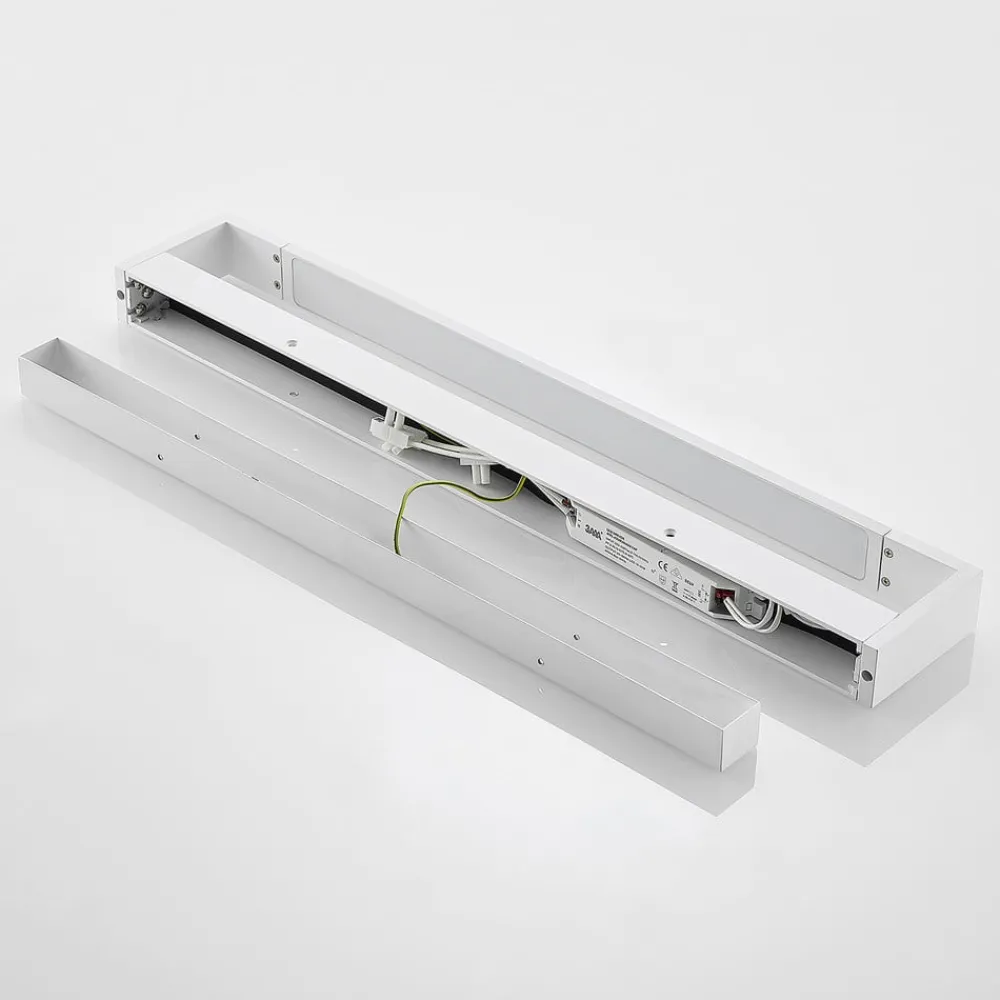 Arcchio LED-vegglampe Jora, 60 cm, hvit, svingbar, IP44| Led-Innendørs|Vegglamper