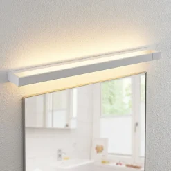 Arcchio LED-vegglampe Jora, 90 cm, hvit, svingbar, IP44 Online