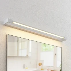 Arcchio LED-vegglampe Jora, 90 cm, hvit, svingbar, IP44 Online