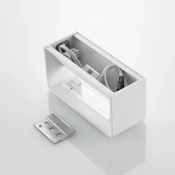 Arcchio LED-vegglampe Karam, 20 cm, hvit, metall, opp/ned Online