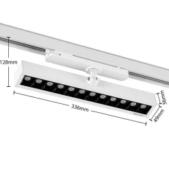 Arcchio Millay LED skinnespot hvit 4000K New