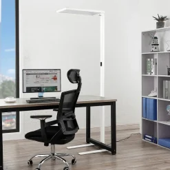 Arcchio Nelus LED-gulvlampe til kontor sensor hvit Online