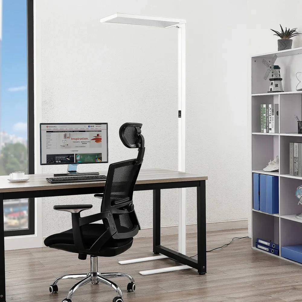 Arcchio Nelus LED-gulvlampe til kontor sensor hvit Online