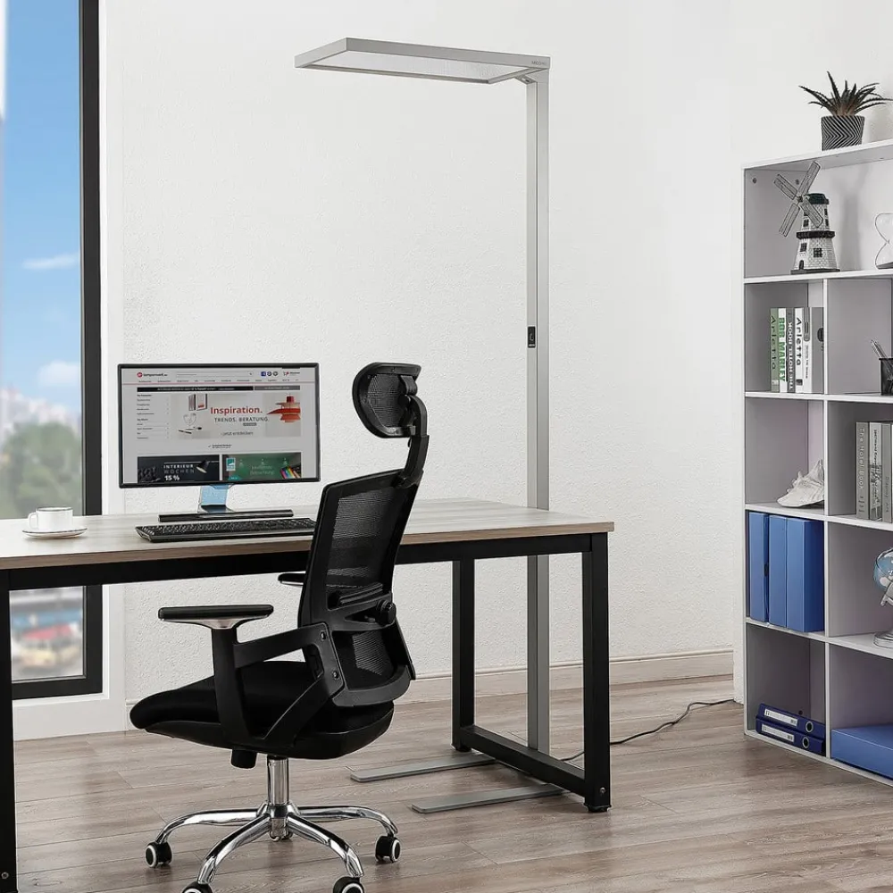 Arcchio Nelus LED-gulvlampe, dimbar, beveg.sensor| Kontorbelysning|Gulvlamper