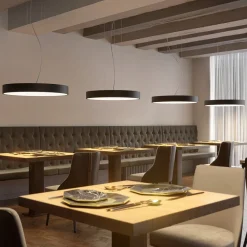 Arcchio Noabelle LED-hengelampe, svart, 80 cm New