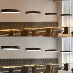 Arcchio Noabelle LED-hengelampe, svart, 80 cm New