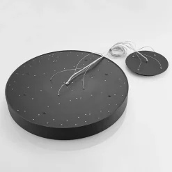 Arcchio Noabelle LED-hengelampe, svart, 80 cm New