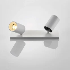 Arcchio spotlight Brinja, sett med 2, hvit, kantet, 2 lyskilder, GU10 New