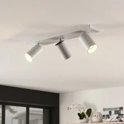 Arcchio spotlight Brinja, sett med 2, hvit, kantet, 3 lyskilder, GU10| Butikkbelysning|Design- Og Hotellbelysning