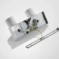 Arcchio spotlight Brinja, hvit, kantet, Ø 6 cm, 2 lyskilder, GU10| Butikkbelysning|Design- Og Hotellbelysning