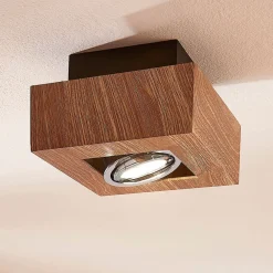 Arcchio spotlight Vince, 14 x 14 cm, trefarget, metall, GU10| Butikkbelysning|Kontorbelysning