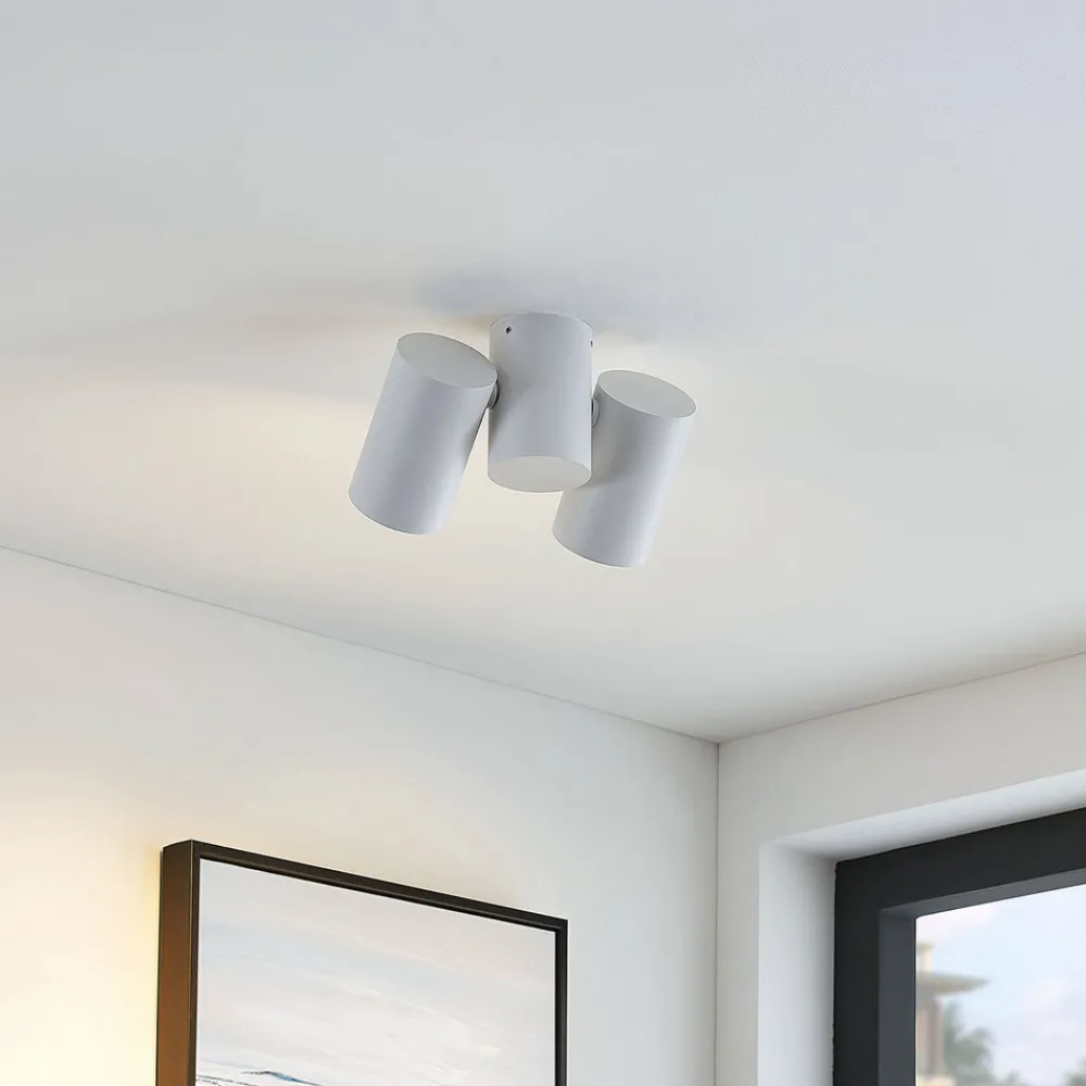 Arcchio taklampe Gesina, 2-lys, hvit, aluminium, 17,5 cm Best