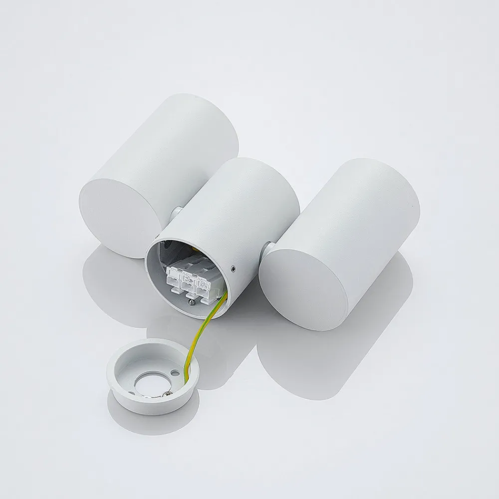 Arcchio taklampe Gesina, 2-lys, hvit, aluminium, 17,5 cm Best