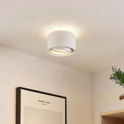 Arcchio taklampe Walisa, Ø 15 cm, rund, hvit, sett med 3 stk Clearance