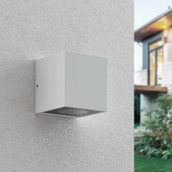 Arcchio Tassnim utendørs vegglampe hvit 2-lampe Online