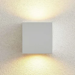 Arcchio Tassnim utendørs vegglampe hvit 2-lampe Online