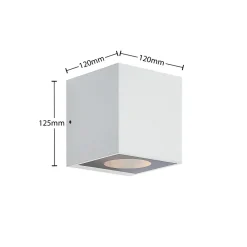 Arcchio Tassnim utendørs vegglampe hvit 2-lampe Online