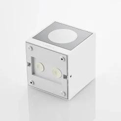 Arcchio Tassnim utendørs vegglampe hvit 2-lampe Online