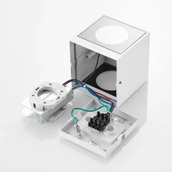 Arcchio Tassnim utendørs vegglampe hvit 2-lampe Online