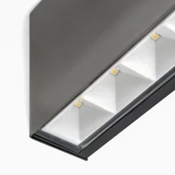 Arcchio utendørs LED-vegglampe Karline, 530 lm, stål, IP65 Online