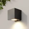 Arcchio utendørs LED-vegglampe Tassnim, 12 cm, antrasitt, IP65 Best