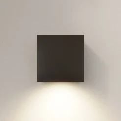 Arcchio utendørs LED-vegglampe Tassnim, 12 cm, antrasitt, IP65 Best