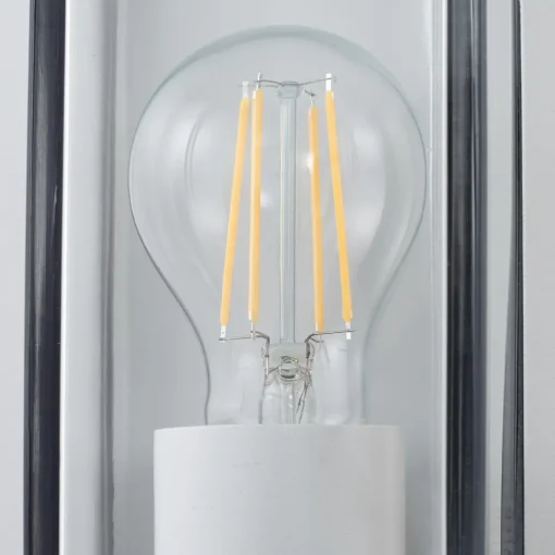 Arcchio utendørs vegglampe Ismera, hvit, IP65, glass, E27 Hot