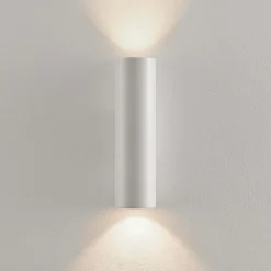 Arcchio vegglampe Brinja, hvit, metall, opp/ned, GU10 Outlet