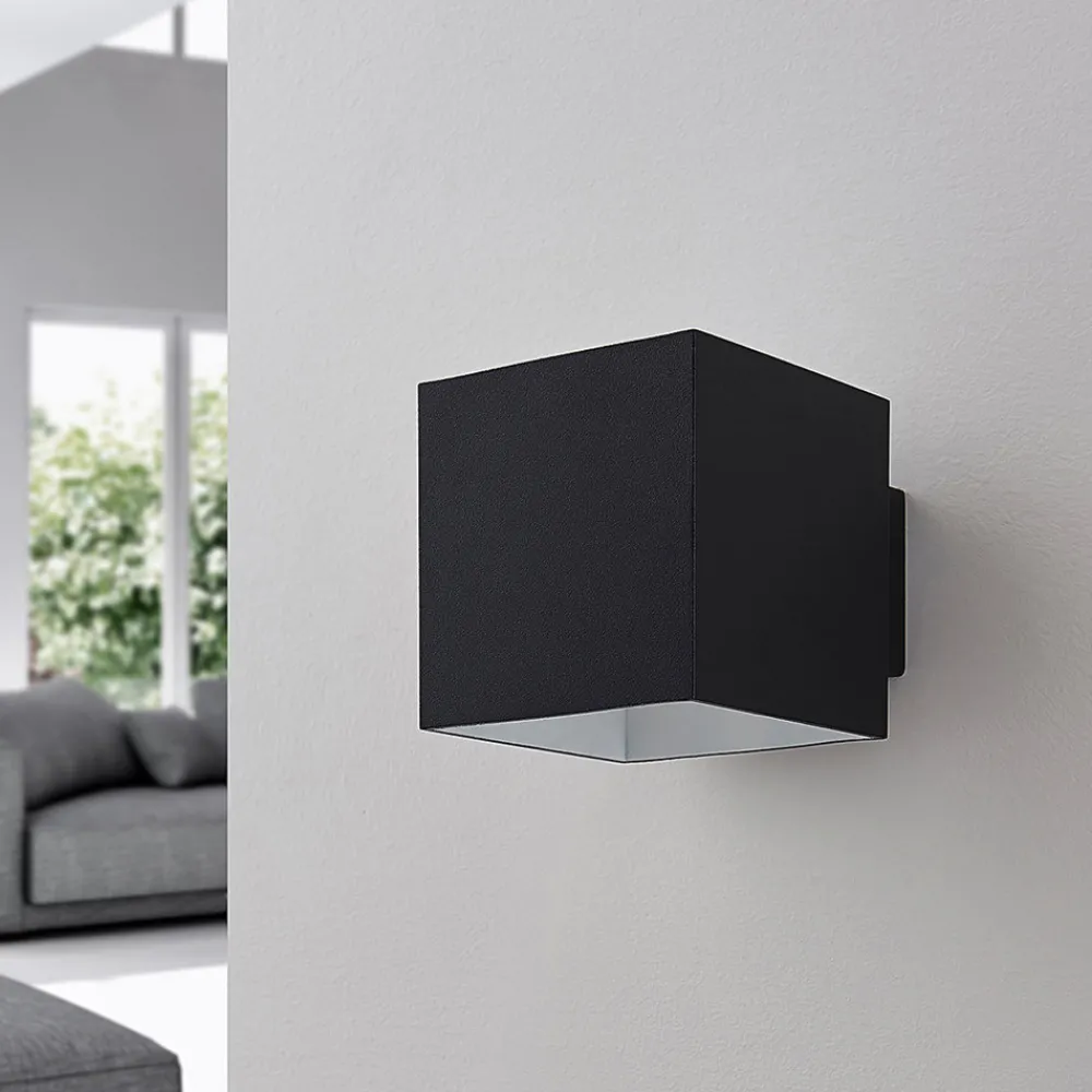 Arcchio vegglampe Zuzana, sett med 2 stk, svart, G9, 10 cm bred Clearance