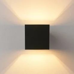 Arcchio vegglampe Zuzana, sett med 2 stk, svart, G9, 10 cm bred Clearance