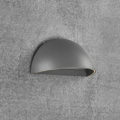 Nordlux Arcus Smart LED utendørs vegglampe, grå| Smarthus Utebelysning
