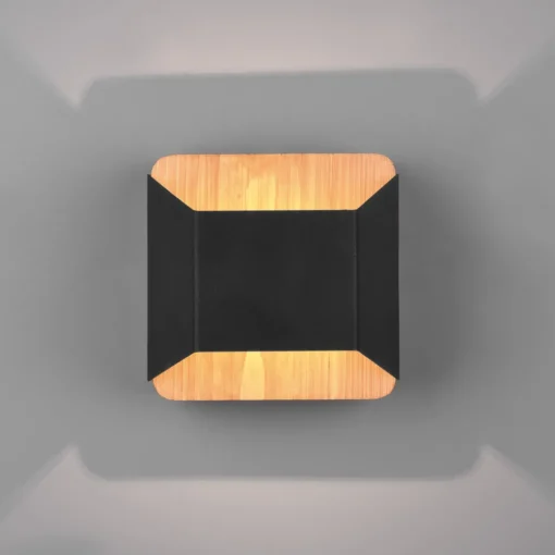 Trio Lighting Arino LED-vegglampe, svart, bredde 12,2 cm Discount