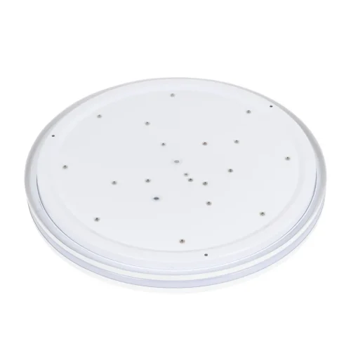Lindby Arnim LED-taklampe, hvit, plast, Ø 49 cm, IP44 Online