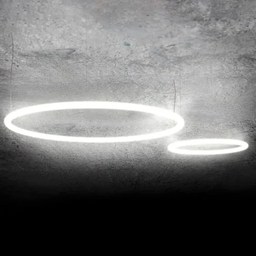 Artemide Alphabet of light sirkulær via app 155 cm| Smarthus Belysning