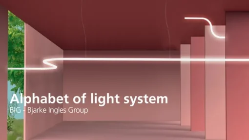 Artemide Alphabet of light sirkulær via app 155 cm| Smarthus Belysning