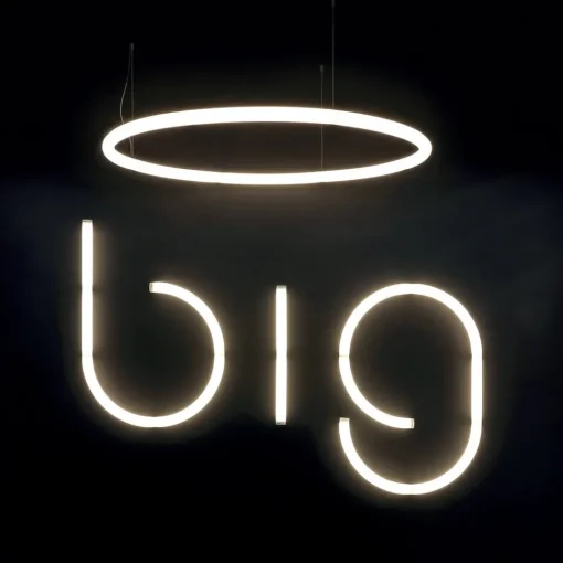Artemide Alphabet of light sirkulær via app 155 cm| Smarthus Belysning