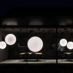 Artemide Discovery vertikal svart Ø 140 cm, App Clearance