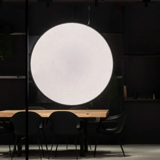 Artemide Discovery vertikal svart Ø 70 cm, App| Smarthus Belysning