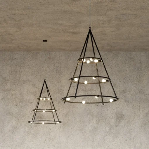 Artemide El Porís pendellampe, Ø 120 cm, 12-lys| Lysekroner