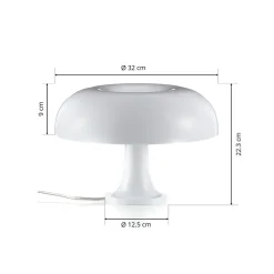 Artemide Nessino – designbordlampe, hvit| Design- Og Hotellbelysning|Bordlamper