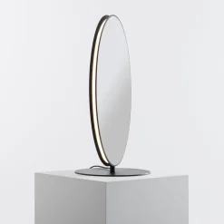 Artemide Se|eS LED-gulvspeil svart høyde 73cm| Møbel Og Interiør
