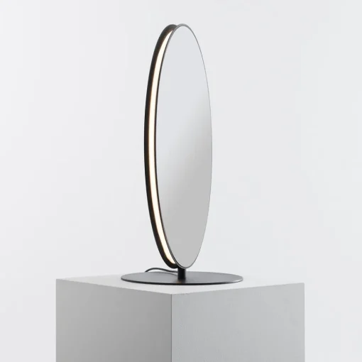 Artemide Se|eS LED-gulvspeil svart høyde 73cm| Møbel Og Interiør