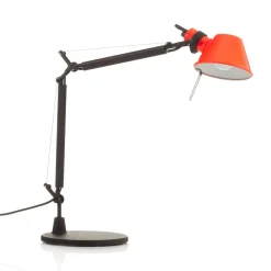 Artemide Tolomeo Micro Bicolour bord svart/korall| Kontorbelysning|Bordlamper