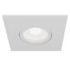 Maytoni Atom downlight, GU10, hvit, kantet ramme Clearance