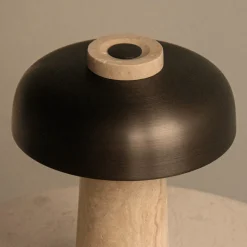 Audo Copenhagen Audo bordlampe, sand/bronse, stein, 24,5 cm